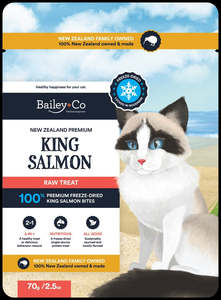 Treats: BAILEY+CO CAT SALMON BITES 70GM