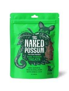 Treats: THE NAKED POSSUM DOG TREATS 20P