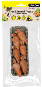 PO Sml Anim Treat Carrot Patch 7pcs