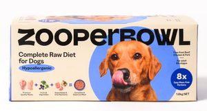 ZOOPERBOWL COMPLETE HYPOALLERGENIC RAW DIET FOR DOGS