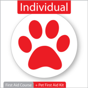 Pet First Aid Courses: Individual Course Booking  + Pet First Aid Kit   SAVE !