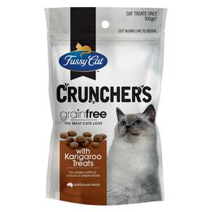 Fussy Cat Grain Free Treats Kangaroo Snackers 100g x 9