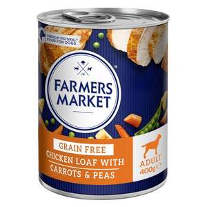 Farmers Market Adult Dog Chicken & Carrot and Peas 400g x 12