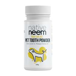 Dog Premium Range: Pet Tooth Powder Organic Neem 100g - Natural Dental Care for Dogs & Cats | BioGro Certified