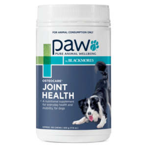 PAW Osteocare Joint Health Chews for Dogs - Premium Joint Support by Blackmores