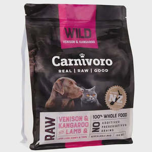 Carnivoro Pellets Wild Venison, Kangaroo , Lamb & Tripe 1kg