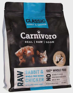 For Cats: Carnivoro Petllets Rabbit & Chicken 1kg
