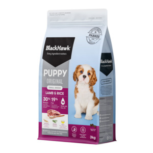 Black Hawk Small Breed Puppy Food Lamb & Rice 3kg