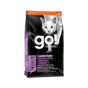 Go! Carnivore Grain Free Chicken,Turkey & Duck Recipe Cat Dry Food 1.4kg