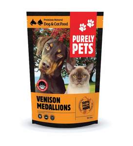 Purely Pets: Purely Pets Venison Medallions 1kg