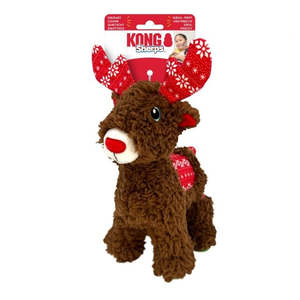 Kong Holiday Sherps Reindeer Md Dog Toy