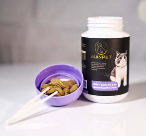 Supplements: Auinpet Skin + Coat Seaweed & Lecithin Chews for Cats