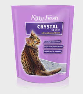 Toiletries: Kitty Fresh Crystal Cat Litter