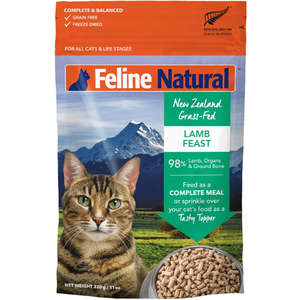 K9 Natural: Feline Natural Freeze Dried Lamb Feast