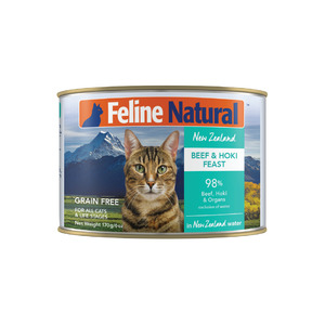 K9 Natural: Feline Natural Canned Beef & Hoki 170g