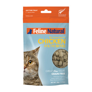 K9 Natural: Feline Natural Freeze Dried Chicken Bites 50g