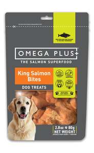 OmegaPlus Dog Treat King Salmon Bites 80g