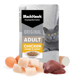 Black Hawk: Black Hawk Original Adult Chicken in Gravy Wet Food 85g