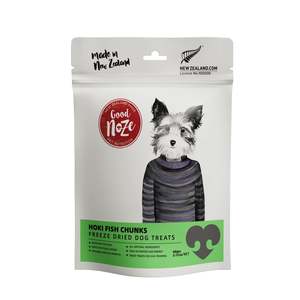 Good Noze Hoki Fish Chunks Dog Treats 60g