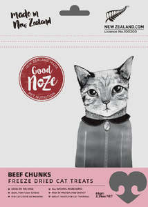 Good Noze: Beef Chunks Freeze Dried Cat Treats