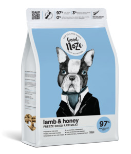 Good Noze: Good Noze Lamb & Honey Freeze Dried Dog Food 350g