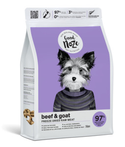 Good Noze: Good Noze Beef & Goat Freeze Dried Dog Food 350g
