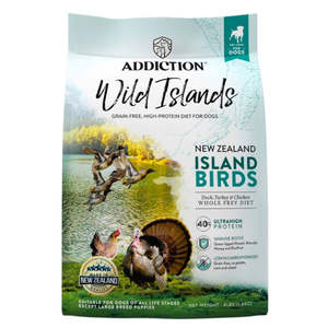 Addiction Wild Island Birds - Duck, Chicken & Turkey Dog Food 1.8kg