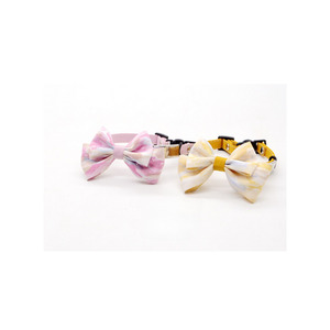 Small Pet Ribbon Bow Tie Collar – Adjustable Dress Collar Pet Pop