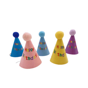 Products: Happy Birthday Pet Party Hat – Handmade Embroidered Design Pet Pop