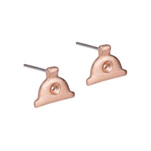 Shepard Whistle Earrings - Rose Gold