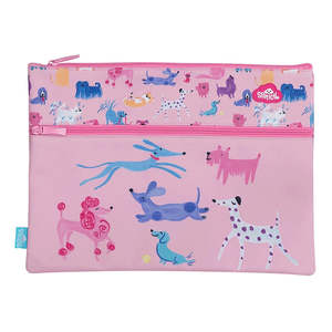 Back To School: Spencil Wild Life A4 Twin Zip Pencil Case