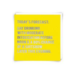 Today's Forecast Greeting Card