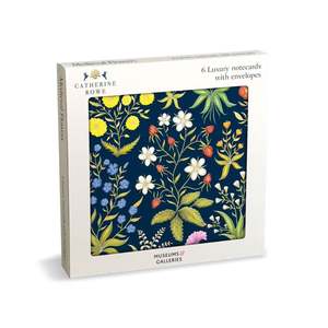 Stationery: Medieval Flowers 6pkt Notecards