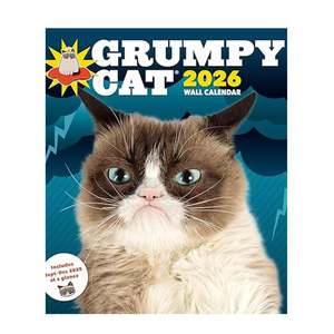Calendars: Grumpy Cat 2026 Wall Calendar