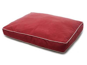 Awesome Red Rectangle Dog Beds by Dog Gone Smart,  Nanosphere fabric finish