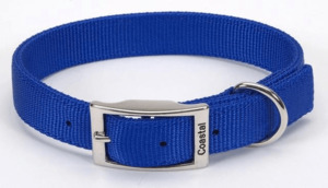 Coastal Heavy Duty Dog Collars Double Ply with Metal Buckle
