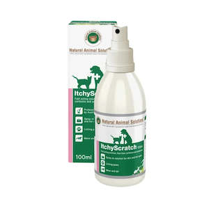 Health: Natural Animal Solutions Itchy Scratch for Cats & Dogs - 100ml