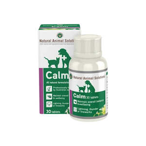 Health: Natural Animal Solutions "Calm" Remedy for Cats & Dogs - 30 Tablets