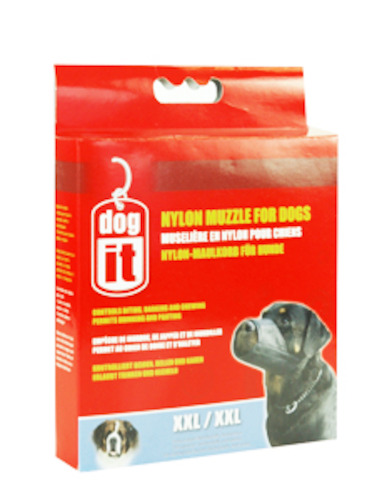 Dogit Nylon Muzzle Black XX-Large 30cm