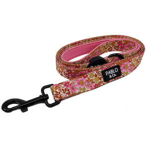 Pink Posies: Dog Leash - 2.5cm