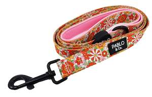 Leads: Flowers in the Field Dog Leash- 2.5cm