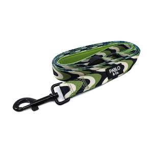 Leads: Navy Wavy - Dog Leash - 1.5cm
