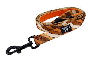 Leads: Espresso Swirl: Dog Leash- 2.5cm