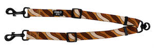 Espresso Swirl - Adjustable Leash Splitter - SMALL