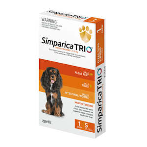 Flea And Worm Treatments: Simparica Trio S 5.1kg-10kg