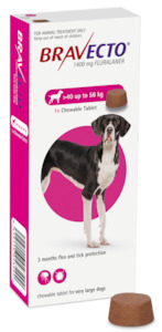 Flea And Worm Treatments: Bravecto chew tablet XL