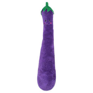 Plush Toys: Zippy Paws Jigglerz Dog Toy - Eggplant