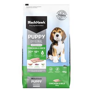 Canine: Black Hawk - Puppy Chicken & Rice Medium Breed Original