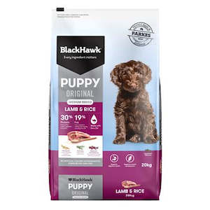 Black Hawk - Puppy Lamb & Rice Medium Breed