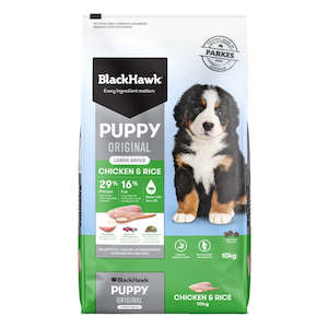 Puppy 0 12 Months: Black Hawk - Puppy Chicken & Rice Large Breed